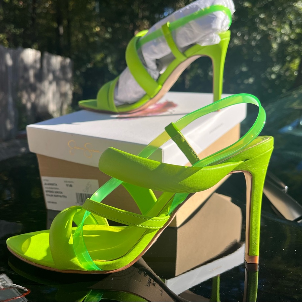 Lime Neon Green Jessica Simpson Heels